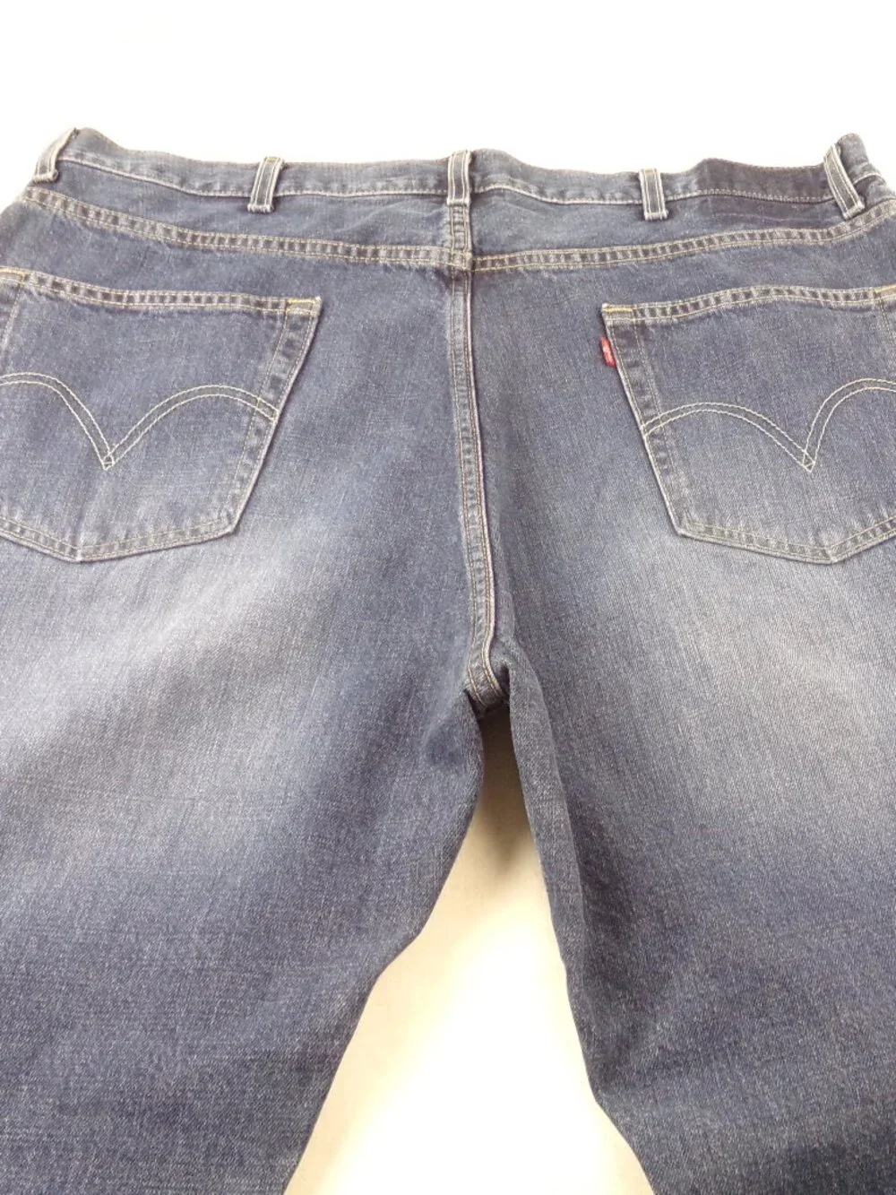 Levis 569 Loose Straight Jeans Mens 42 / 32 Blue Streetwear Denim Dark Wash